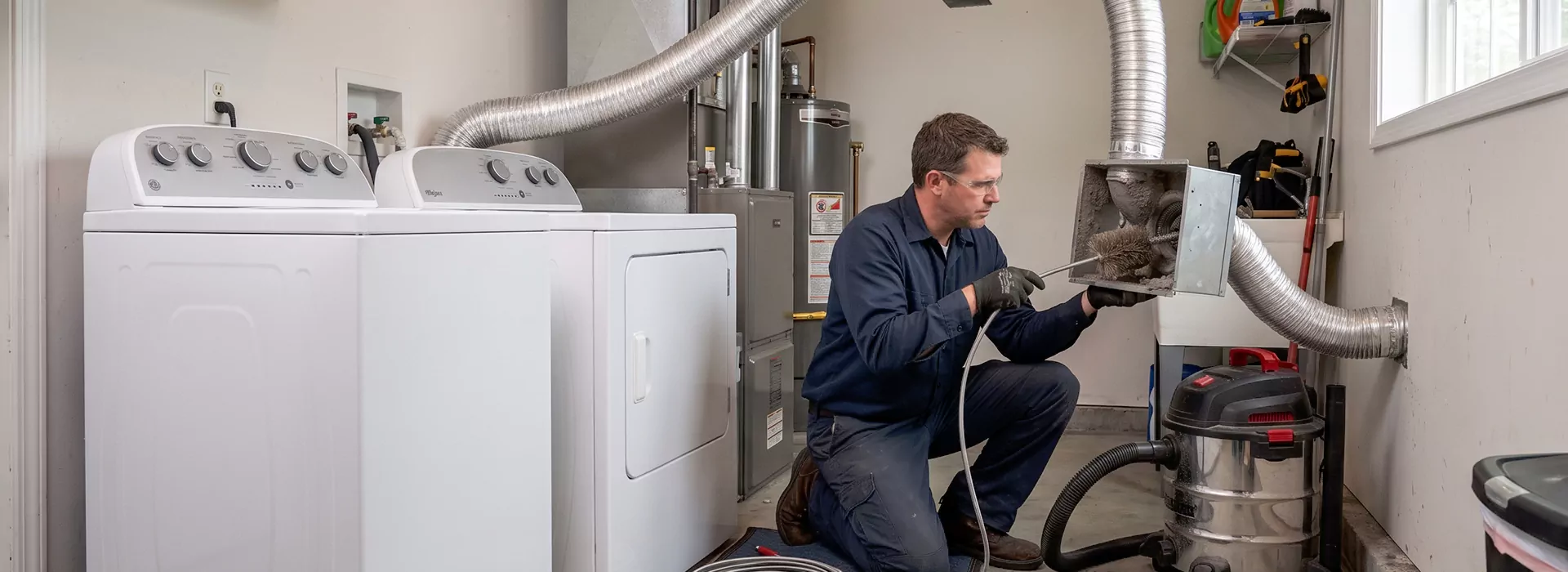 Dryer Vent Booster Fan Cleaning Pasadena, TX