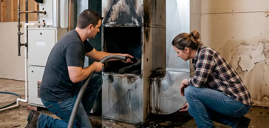 Fire and Flood Duct Restoration in Pasadena, TX