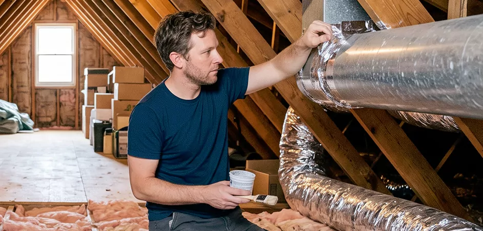Duct Board Leak Repair in Pasadena