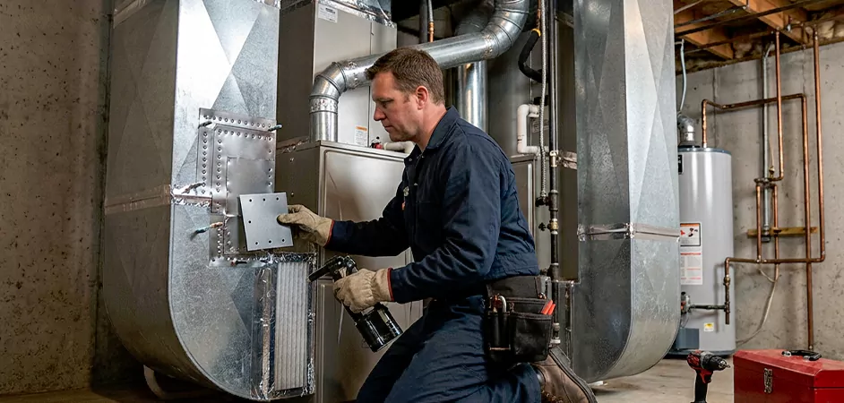 Supply and Return Plenum Repair in Pasadena