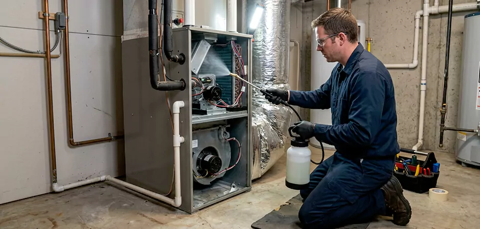 Air Handler Antimicrobial Treatment in Pasadena