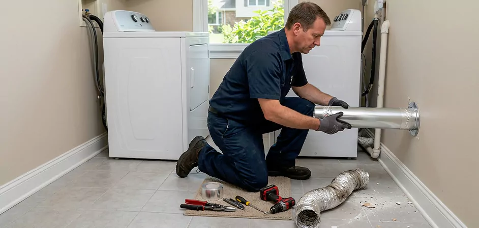 Dryer Vent Replacement in Pasadena