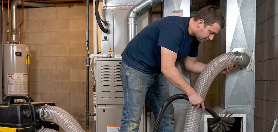 Negative Pressure Duct Cleaning for Large and Long Duct Systems in Pasadena