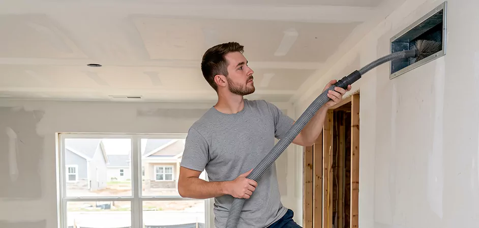 Multifamily New Construction Duct Cleaning in Pasadena