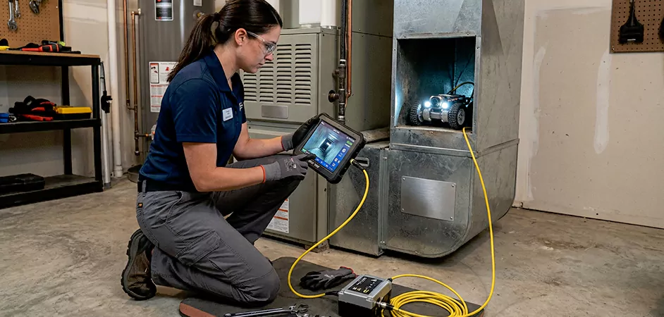 Robotic Duct Inspection in Pasadena